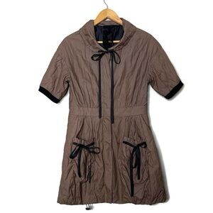 Grace & Desire Brown Nylon Lightweight Parka Jacket Women’s Size Medium
